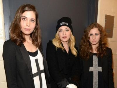Pussy Riot и Мадонна. Фото: twitter.com