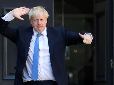 Борис Джонсон после победы в гонке на пост премьер-министра Великобритании. Фото: Toby Melville/Reuters