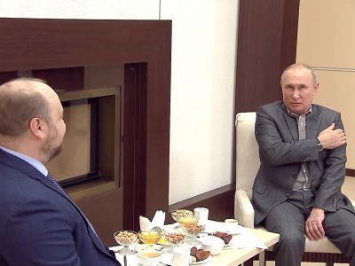 Денис Логунов и Владимир Путин. Фото: kremlin.ru