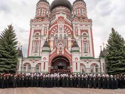 Участники собора Украинской православной церкви. Фото: УПЦ