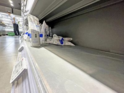 Скупка соли в пекинском супермаркете, август 2023. Фото: t.me/golovnin_tokyo