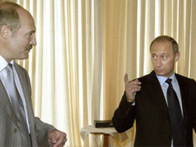 Александр Лукашенко и Владимир Путин, фото сайта ИТАР ТАСС