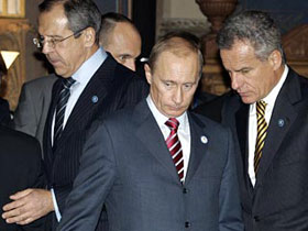 Путин на переговорах Россия - ЕС. Фото: Reuters (с)