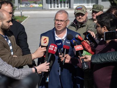 Андрей Шевчик (в центре). Фото: РИА Новости