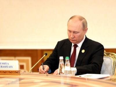 Путин на VI Каспийском саммите. Фото: kremlin.ru